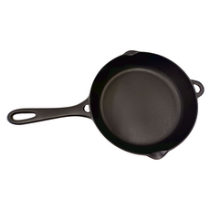 IWACHU 岩鑄 鑄鐵平底鍋 適用於明火及IH爐, 24cm, 1個