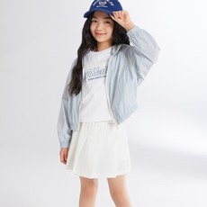 SPAO 兒童款防UV輕薄連帽短版防風外套