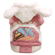 SassyDog 韓風兔子外套, 粉色, 1件