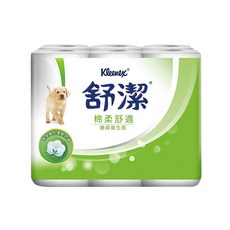 Kleenex 舒潔 棉柔舒適捲筒衛生紙 300張, 12捲, 1袋