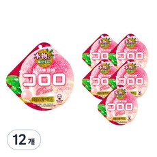 UHA禦鶴堂Kororo水蜜桃味果凍, 40g, 12個