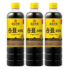 송표 프라임 양조간장, 900ml, 3개