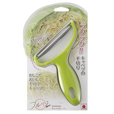 Fulvege 斜口寬版高麗菜削絲刀, 綠色, 1個