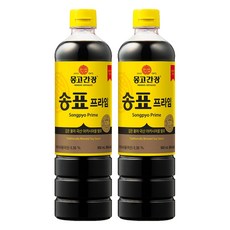 송표 프라임 양조간장, 900ml, 2개