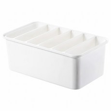 小麥購物 褲子衣物分格收納盒 L2097, 1個, 白色