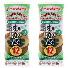 marukome 丸米 即食昆布味噌湯, 216g, 2個