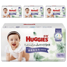 HUGGIES 好奇 小森林好動褲/尿布 6~11kg, 192片, M
