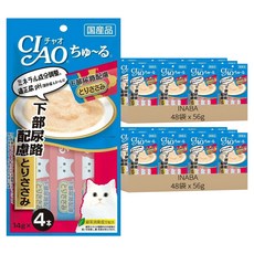 INABA CIAO 啾嚕 肉泥, 下尿道保健配方 雞肉, 56g, 96袋