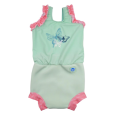 Splash About Happy Nappy Costume 小可愛連身版尿布褲 XL 花漾蜻蜓, 1件