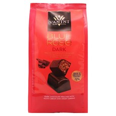 義大利 VANINI 藍玫瑰袋裝黑巧克力, 120g, 1個