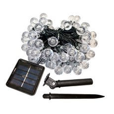 太陽能氣泡燈串, 100燈, 12米, 燈珠防水, 1條, 透明