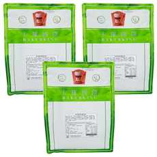 Bakerking 卡羅 能量無蛋蛋糕粉DIY, 2kg, 3包