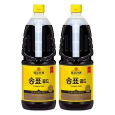몽고간장 송표골드 양조간장, 1.8L, 2개