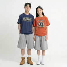 Zentra 青少年圖案百慕達短褲 K2S39