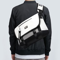 MARCO POLO 男款郵差包 MP6408+鑰匙圈, 象牙