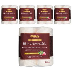 Kleenex 舒潔 日本製紙Crecia雙層滾筒衛生紙 奢華 30m x 114mm, 4捲, 5袋