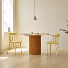 메종드꼼마 블랑드체어 식탁의자 2P 세트, 버터, 2개