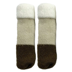 雙層椅腳套 A024402 4個, 8.5 x 3cm, 淺咖啡, 2包