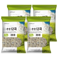건강한밥상 국산 혼합 12곡, 2kg, 4개