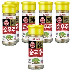 오뚜기 순후추, 20g, 6개