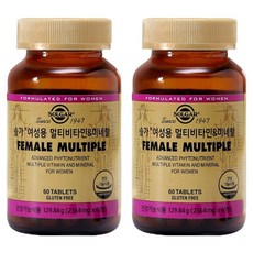 솔가 여성용 멀티비타민 & 미네랄, 60정, 2개