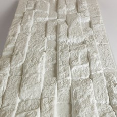 黏貼式3D立體仿瓷磚造型貼 58*20 cm, 象牙, 1個