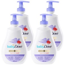 베이비도브 유아용 바디워시 카밍모이스처 카모마일향, 400ml, 4개