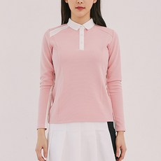 HALEY 헤일리골프 여성용 라인 로고 긴팔 카라티셔츠 HS KT1006