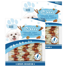 Qt baby 潔牙骨 營養滿分 無脂無負擔, 牛奶捲肉, 2包