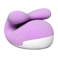 bebehome 小鯨魚造型午睡枕 - 牛奶絲面料, 20 x 18 x 15cm, 紫色