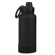 Well Life 悅生活 就是好提大容量 316不鏽鋼提把保溫杯 Set 3, 黑色, 1.6L, 3個