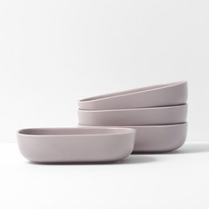BOWLBOWL 韓國製 復古系列 橢圓碗, 薰衣草紫, 4個