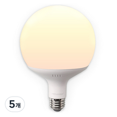 비츠온 원하 1등급 롱타입 LED 메가맨 볼구 12W 화이트, 전구색, 5개