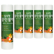 식품포장용 위생롤백 35cm x 45cm, 특대(XL), 500개입, 5개