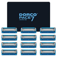 DORCO 多可樂客 PACE SEVEN 刮鬍刀片 線上企劃組 1號, 12入, 1個