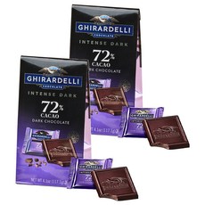 기라델리 인텐스다크 카카오 72%, 117.1g, 2개