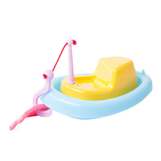 VIKINGTOYS 戲水釣魚船, 瑞典品牌 原裝進口 專為幼童設計的安全玩具 通過全球多項檢驗, #21192, 15cm, 粉 + 紫 + 黃 + 藍色, 1組