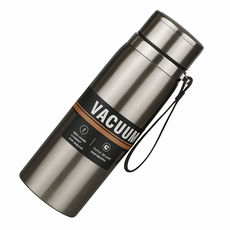 워터하마 대용량 진공 스테인레스 304 텀블러 스포츠 보온병, 실버, 800ml, 1개