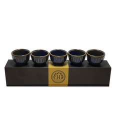 HAPPY JUNG 高粱酒杯, 海軍藍, 5個