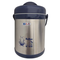 三光牌 BuBEE 小蟻布比 源味二層真空不鏽鋼保溫提鍋，#304不鏽鋼, 顏色隨機, 2L, 1個