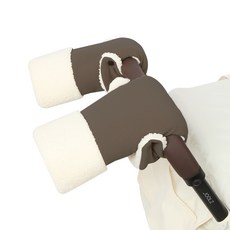 Manito JESSIE 嬰兒車保暖手套, 棕色, 1套