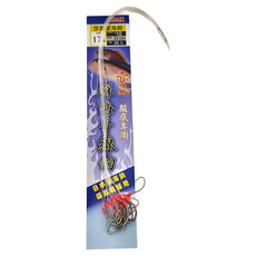 SAME 莎美 深海子線鉤 夜光紅 魚鉤, 20入, 1組