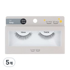 ccam bbak 人造整條假睫毛 包裝版 10mm 整條濃密, 5個, 黑色