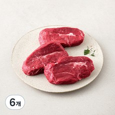 호주산 부채살 스테이크용 (냉장), 600g, 6개