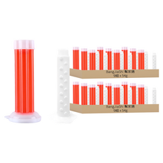 BangJiaShi 幫家適 馬桶除臭凝膠 紅色玫瑰 補充瓶 54g x 9瓶 + 推桿 8g x 9支, 54g, 2組