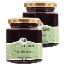 레피큐리앙 유기농 와일드 블루베리 잼, 210g, 2개