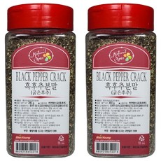 내츄럴스파이스 흑후추분말 굵은후추, 200g, 2개