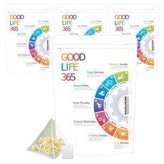 굿라이프365 국화차 삼각티백, 1g, 25개입, 4개