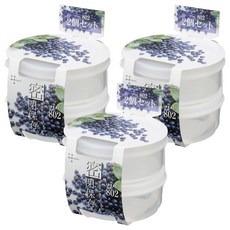 INOMATA 保鮮盒 1682 180ml, 容器 + 蓋子, 2個, 3組