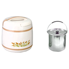 GOLDEN FIRE 火牌 燜燒鍋 CL-188A 5.0L 土黃色 ABS 304不鏽鋼, 5L, 1個